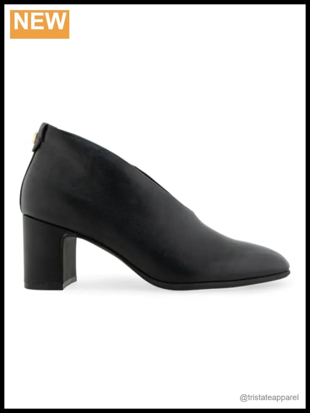 Aerosoles Maud Ankle Boots Block Heel Leather Cushioned Comfy